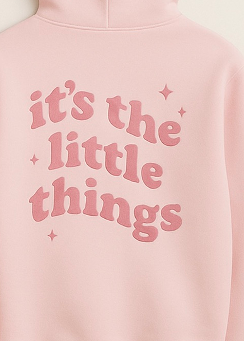 Blush Hoodie – It's the Little Things