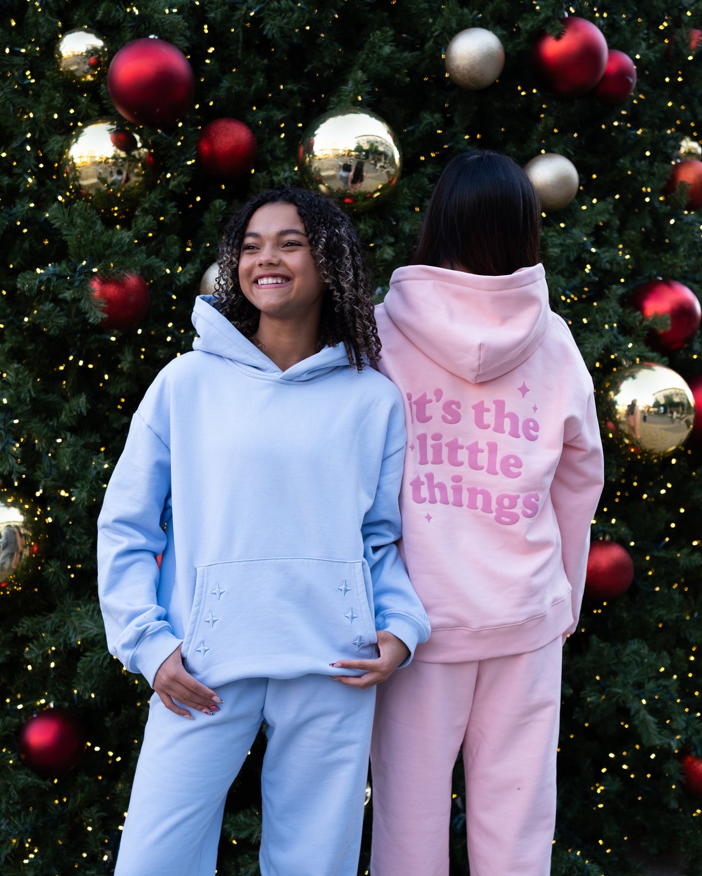 "It's the Little Things" Hoodie in Blueberry Bliss