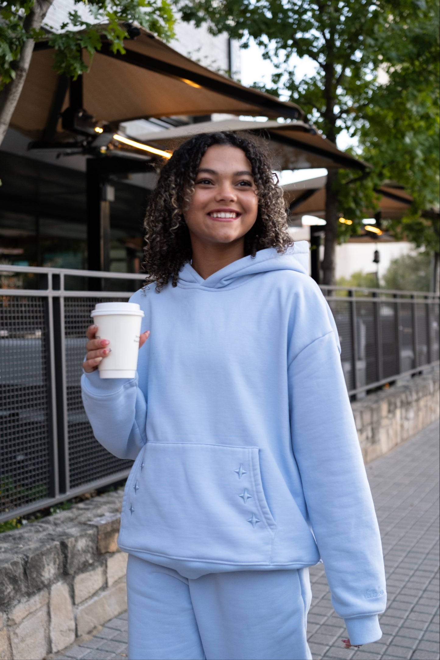 "It's the Little Things" Hoodie in Blueberry Bliss