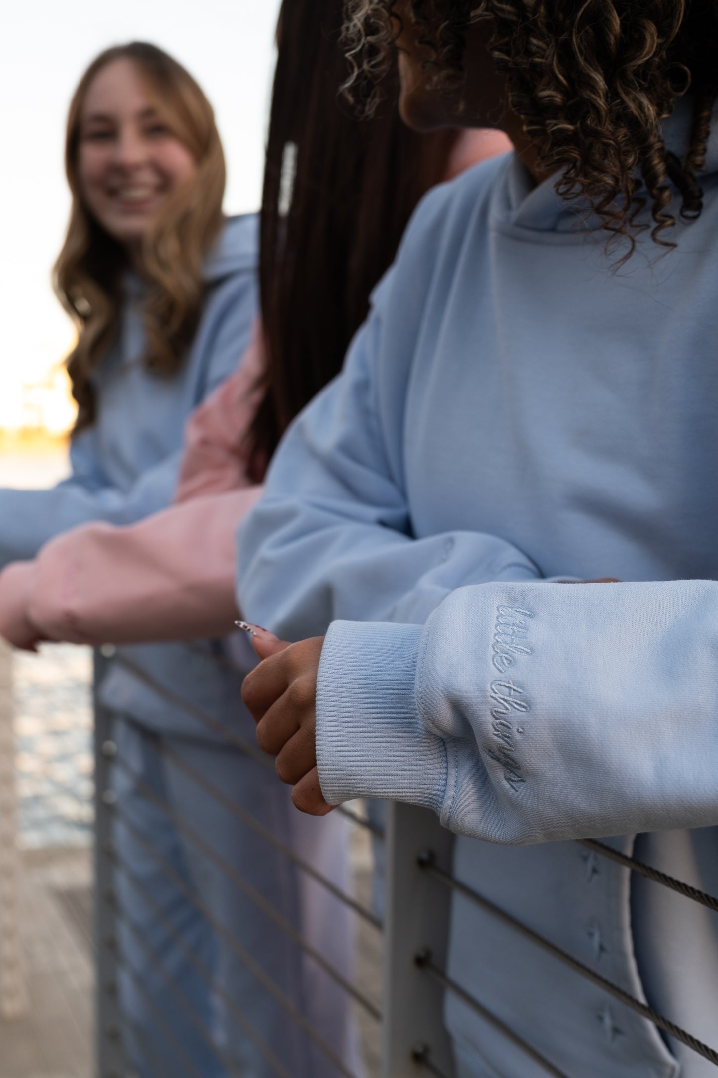 "It's the Little Things" Hoodie in Blueberry Bliss