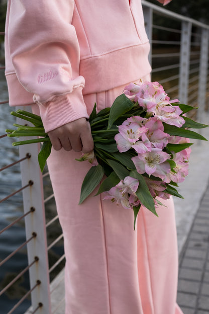 "It's the Little Things" Sweatpants in Petal Pink